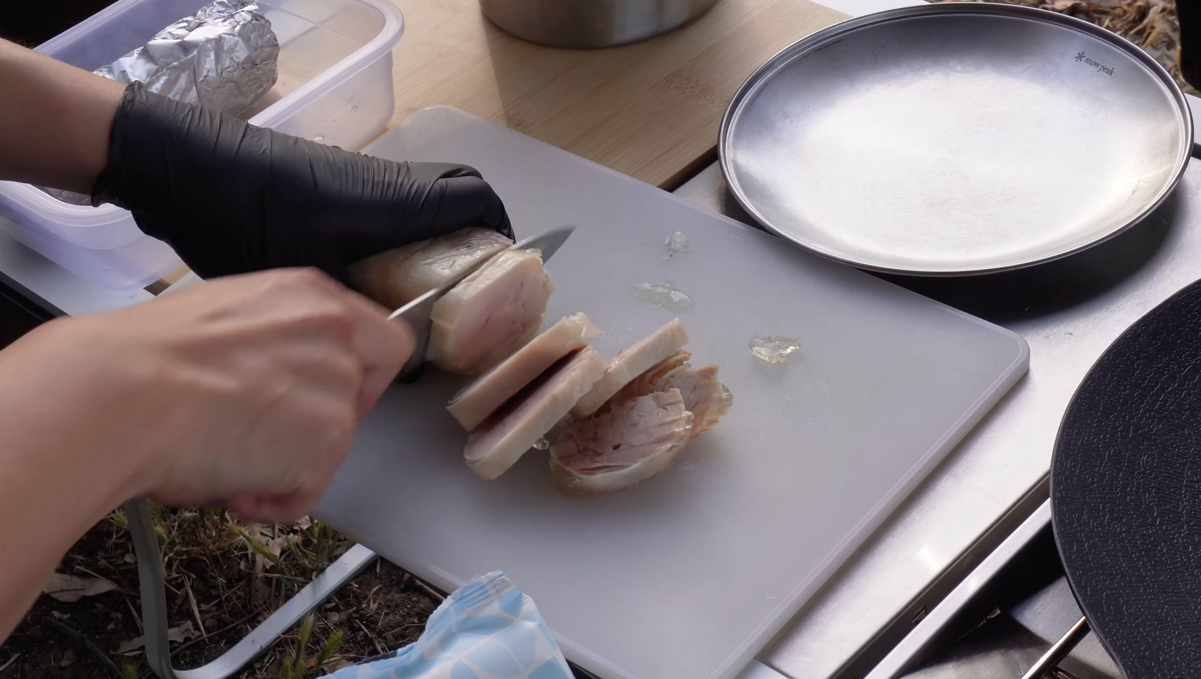 Slicing straight from the fridge