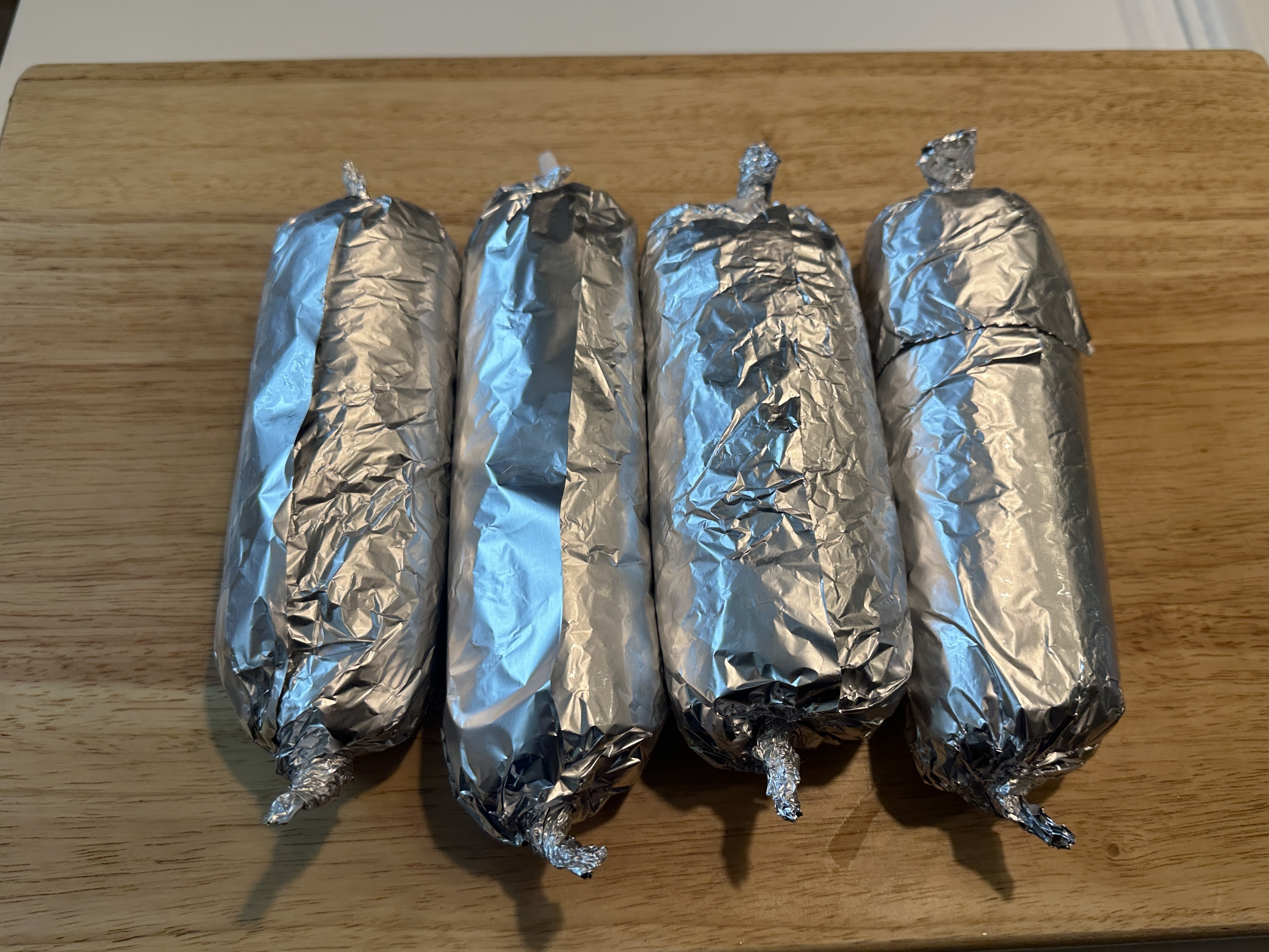 Rolled and ready to steam