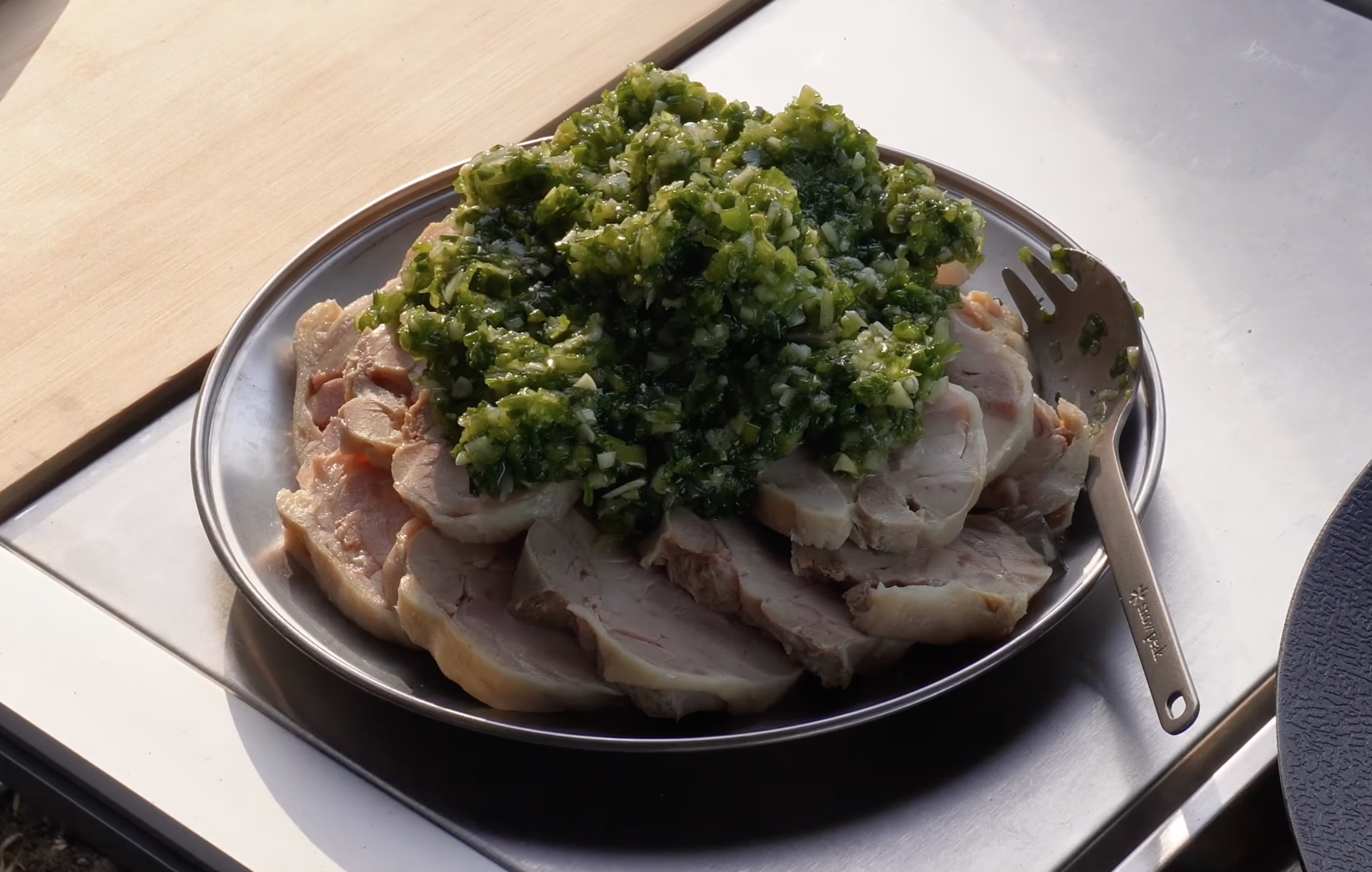 Green Onion Oil Chicken