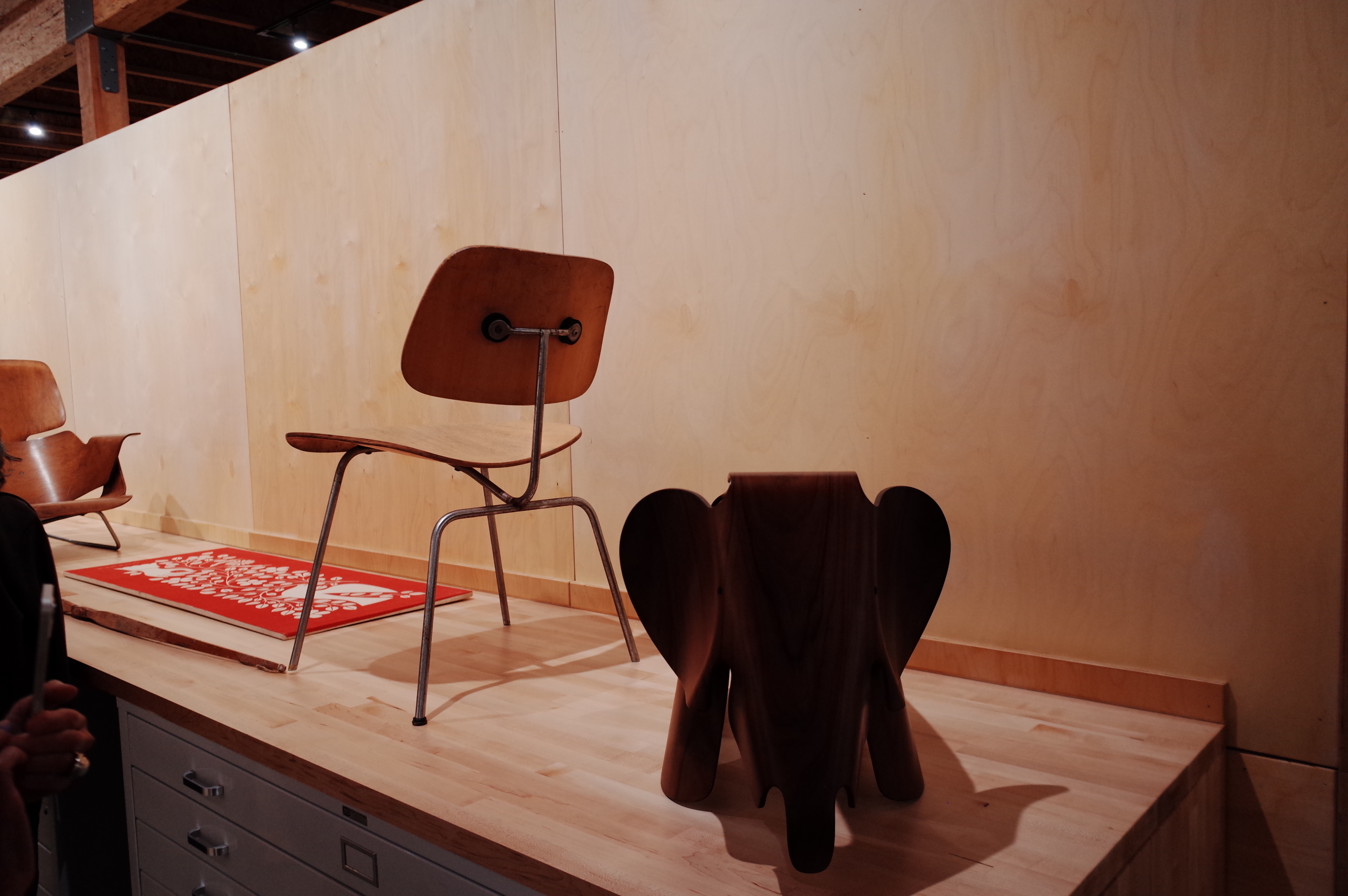 Eames DCM chair and the Eames Elephant