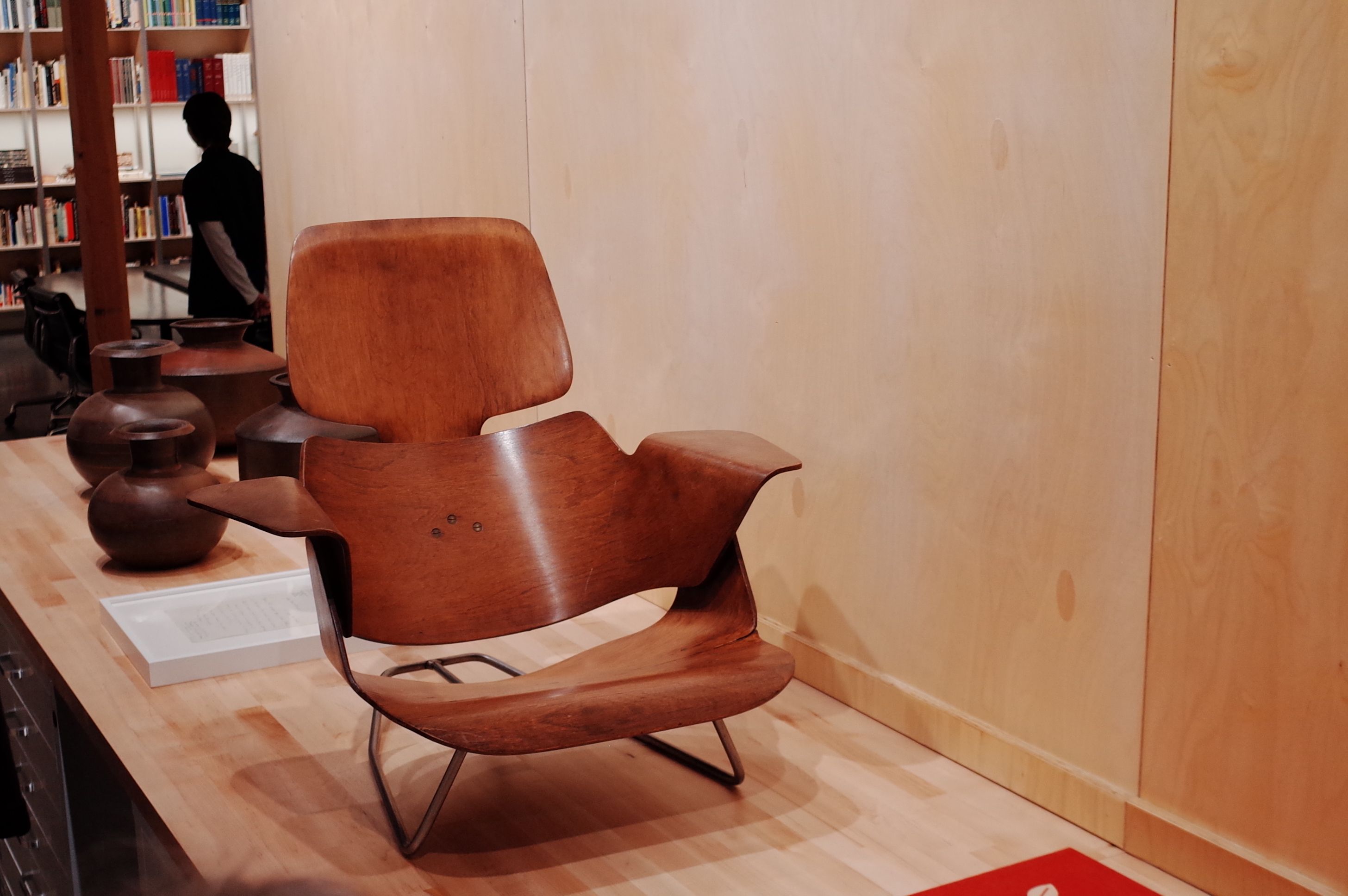 Molded plywood lounge chair prototype