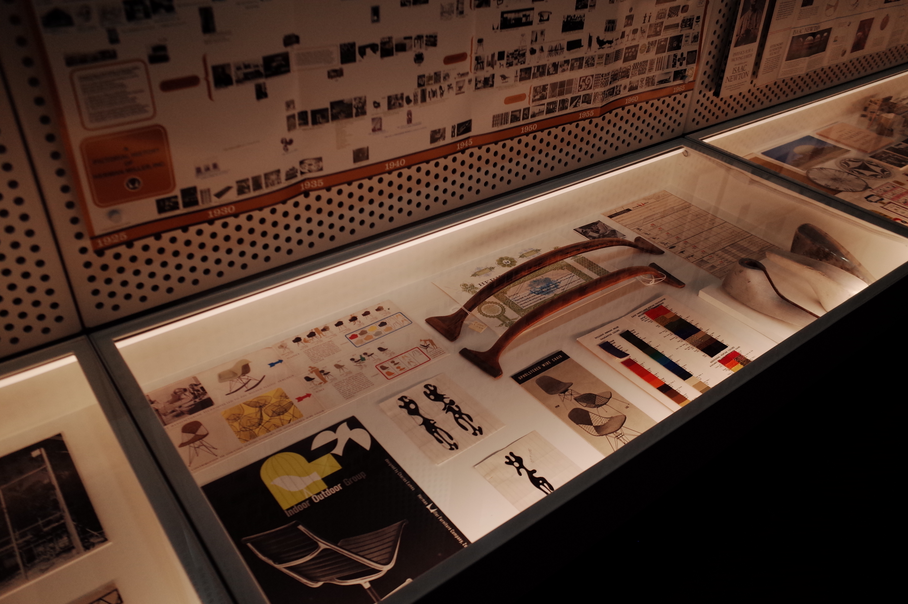Herman Miller history display case