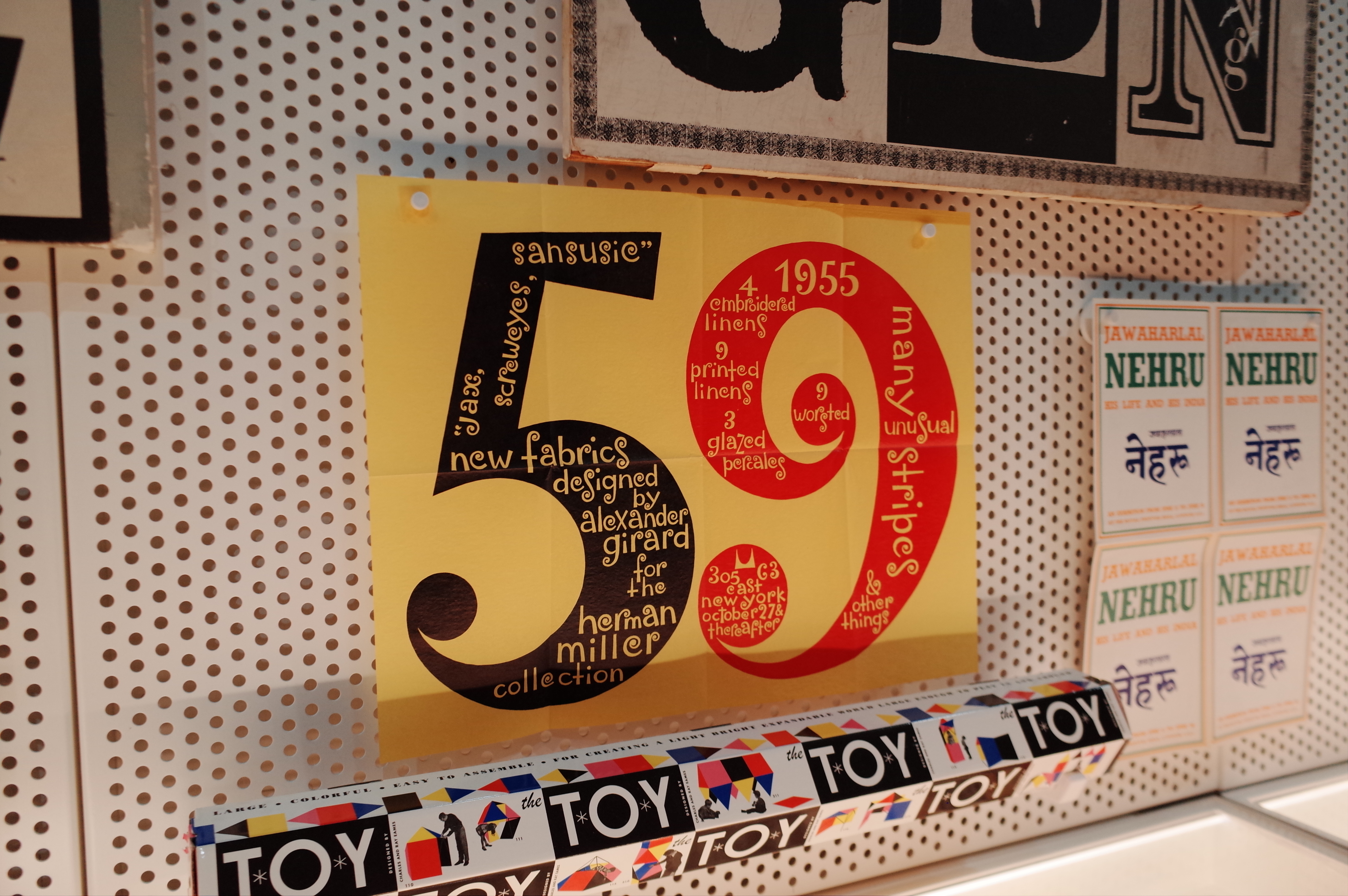 Alexander Girard textile poster and "The Toy"