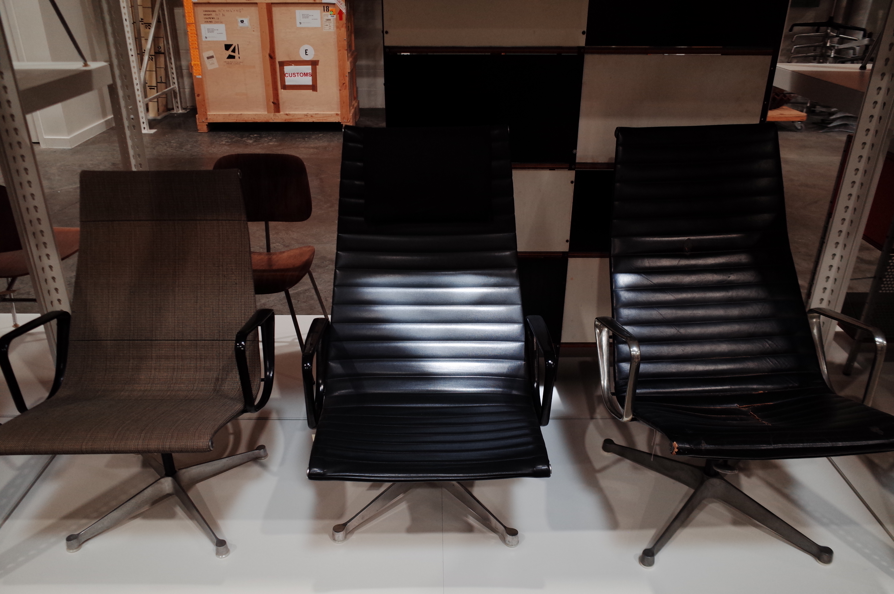 Soft Pad lounge chairs in storage